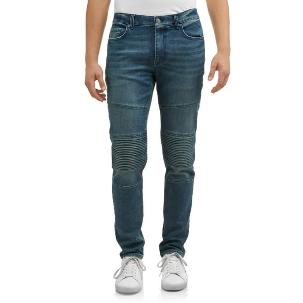 No Boundaries Men's Moto Jeans NWT